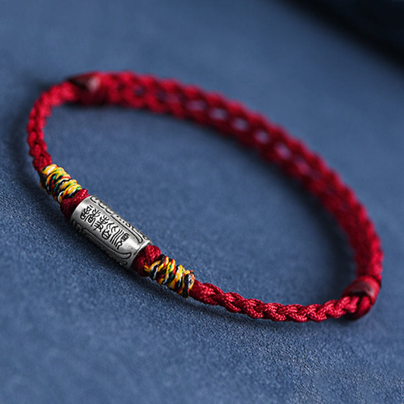 Wear FengShui Handcrafted 925 Sterling Silver Everything Goes Well Design Protection Strength Bracelet Anklet