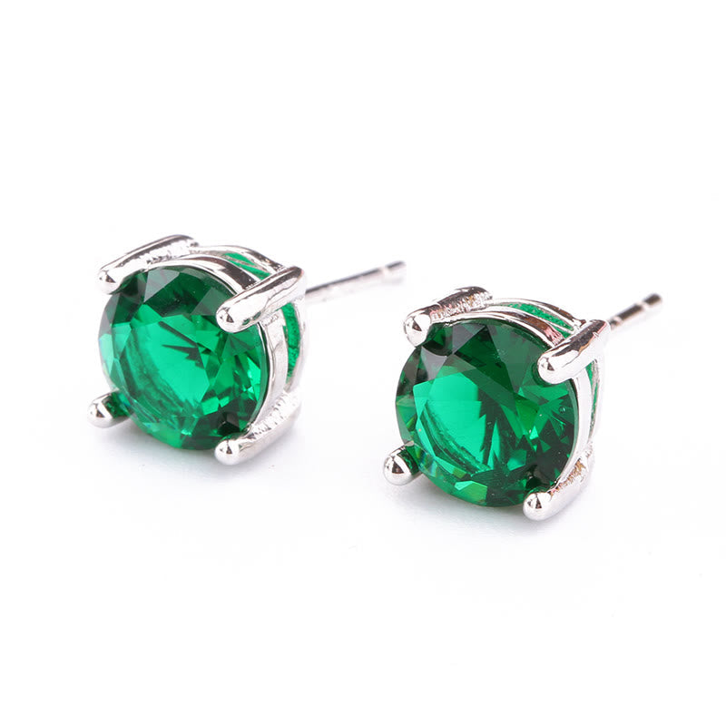 Wear FengShui Natural Various Gemstone Amethyst Love Earrings