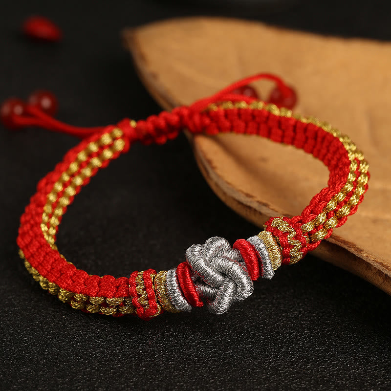 Wear FengShui Colorful Rope True Love Knot Luck Handmade Bracelet