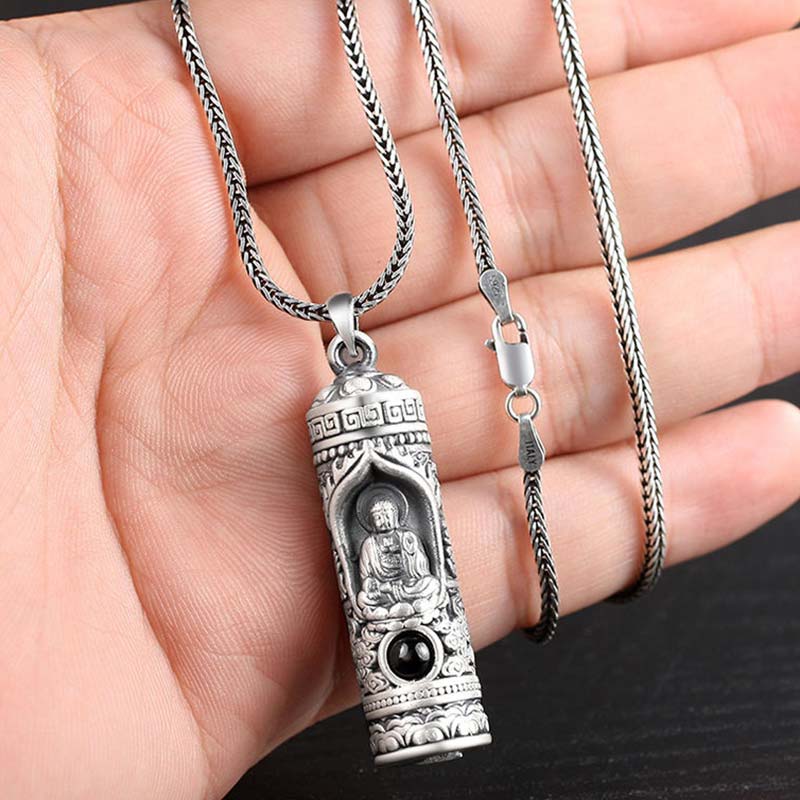 Wear FengShui Chinese Zodiac Natal Buddha Projection Prosperity Necklace Pendant