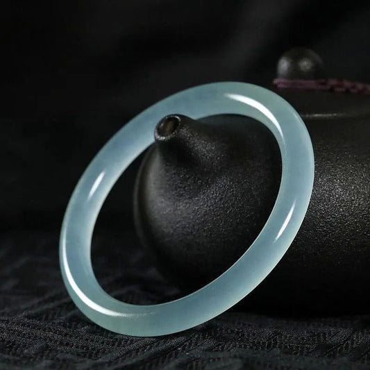 Wear FengShui Natural Jade Healing Blessing Bangle Bracelet