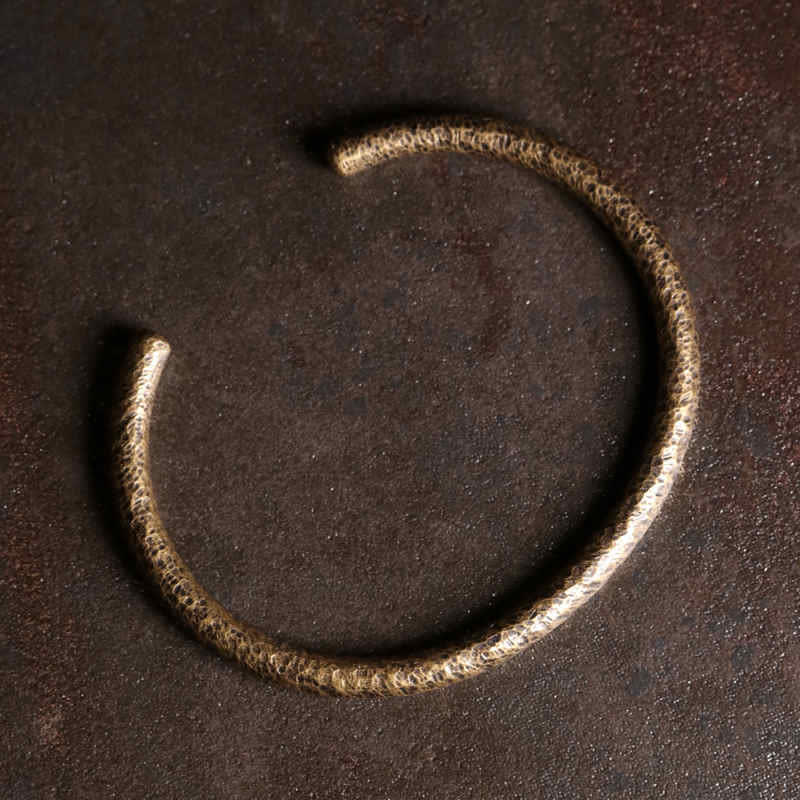 Wear FengShui Rustic Design Copper Balance Adjustable Cuff Bracelet