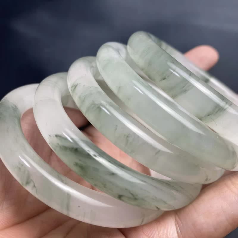 Wear FengShui Jade Abundance Luck Blessing Bracelet Bangle