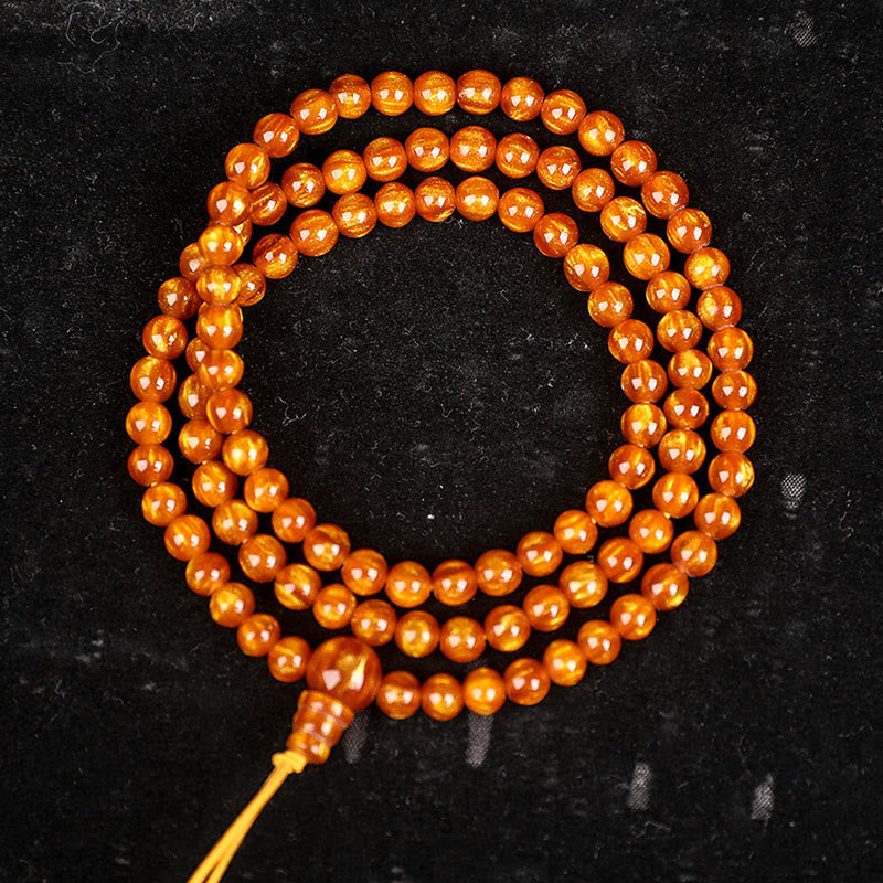 Wear FengShui Golden Sea Willow Success Positive Bracelet Mala