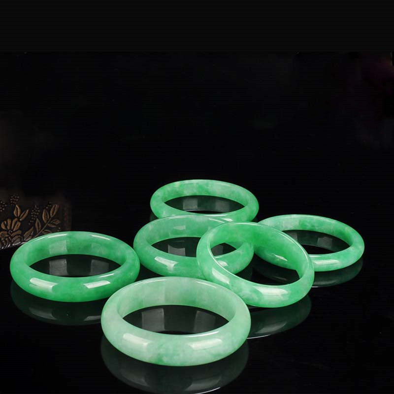 Wear FengShui Jade Healing Abundance Protection Bracelet Bangle