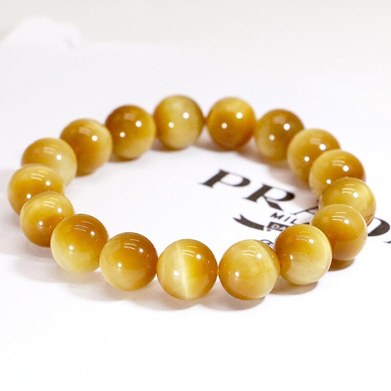 Wear FengShui  Anxiety Stress Healing Crystal Tiger Eye Bead Bracelet