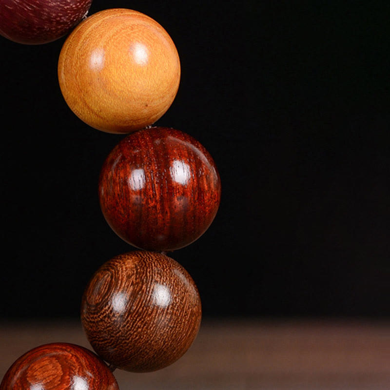 Wear FengShui Multicolored Sandalwood Protection Healing Bracelet
