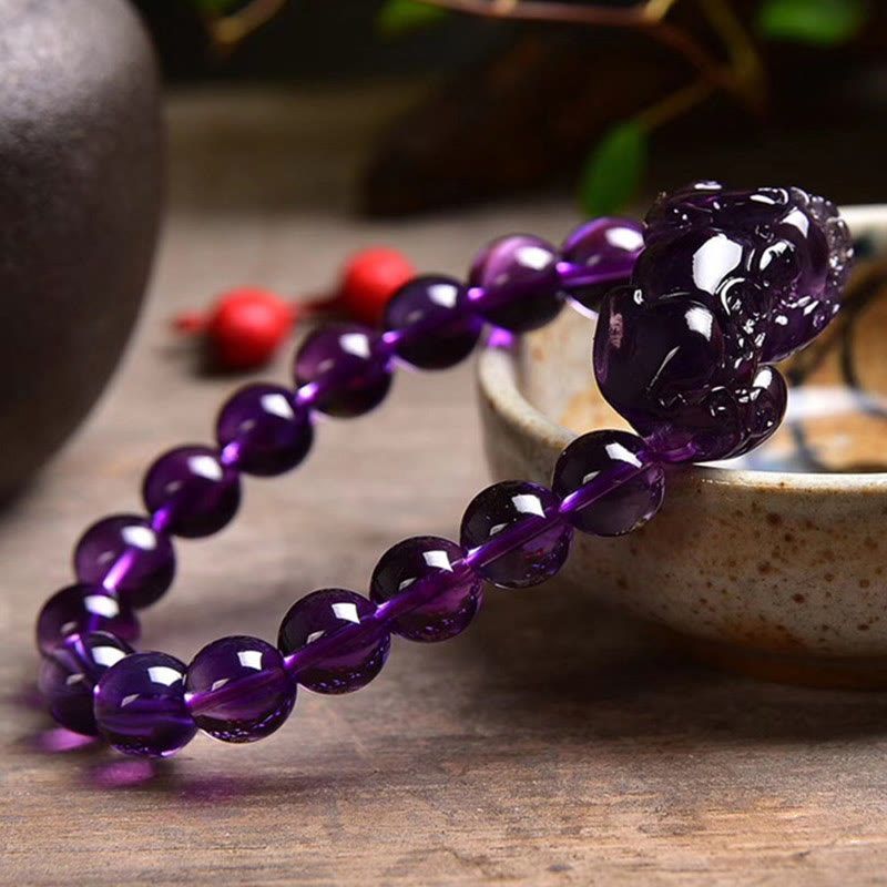 Wear FengShui Feng Shui Amethyst Fortune Wealth Bracelet