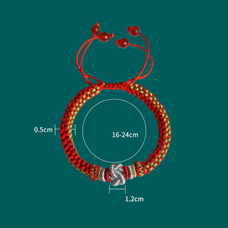 Wear FengShui Colorful Rope True Love Knot Luck Handmade Bracelet