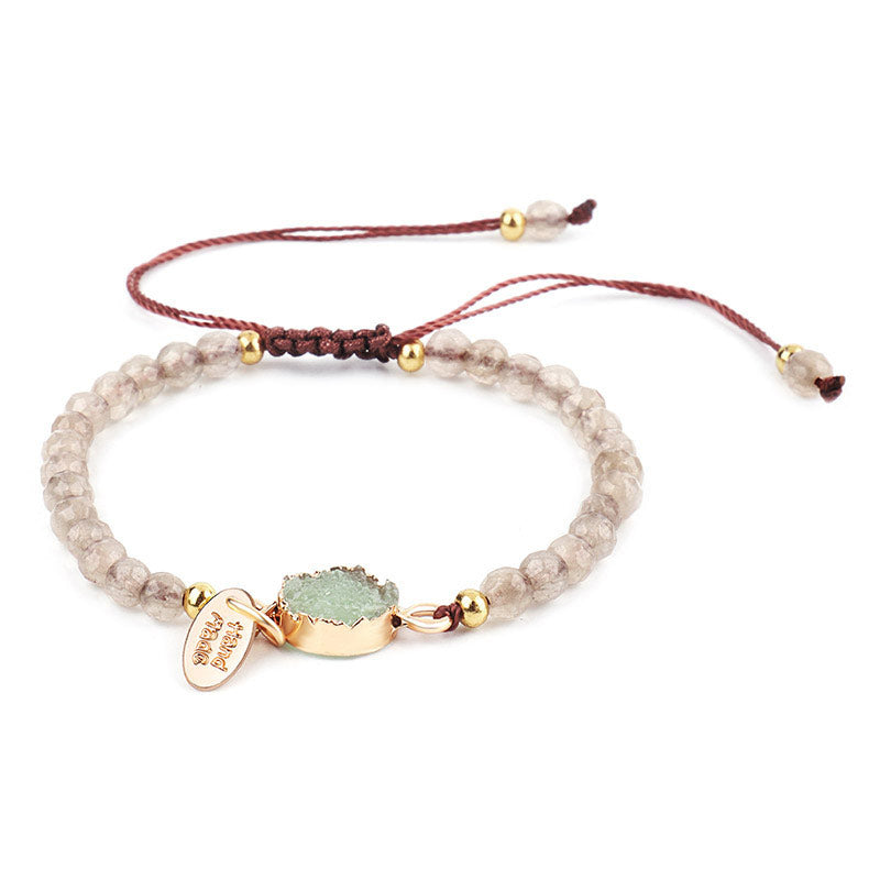 Wear FengShui Natural Crystal Charm Lucky Healing Bracelet