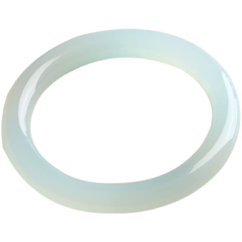 Wear FengShui Natural Aquamarine Blessing Serenity Bangle Bracelet