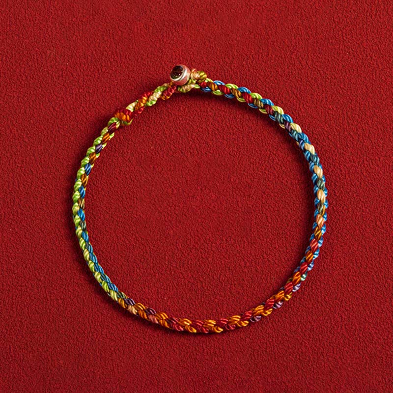 Wear FengShui "May you be blessed with peace and safety in all four seasons" Lucky Multicolored Bracelet