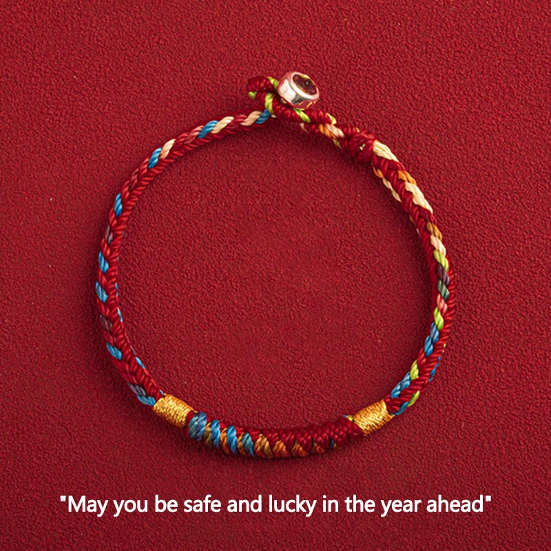 Wear FengShui "May You Be Safe And Lucky In The Year Ahead" Multicolored Bracelet