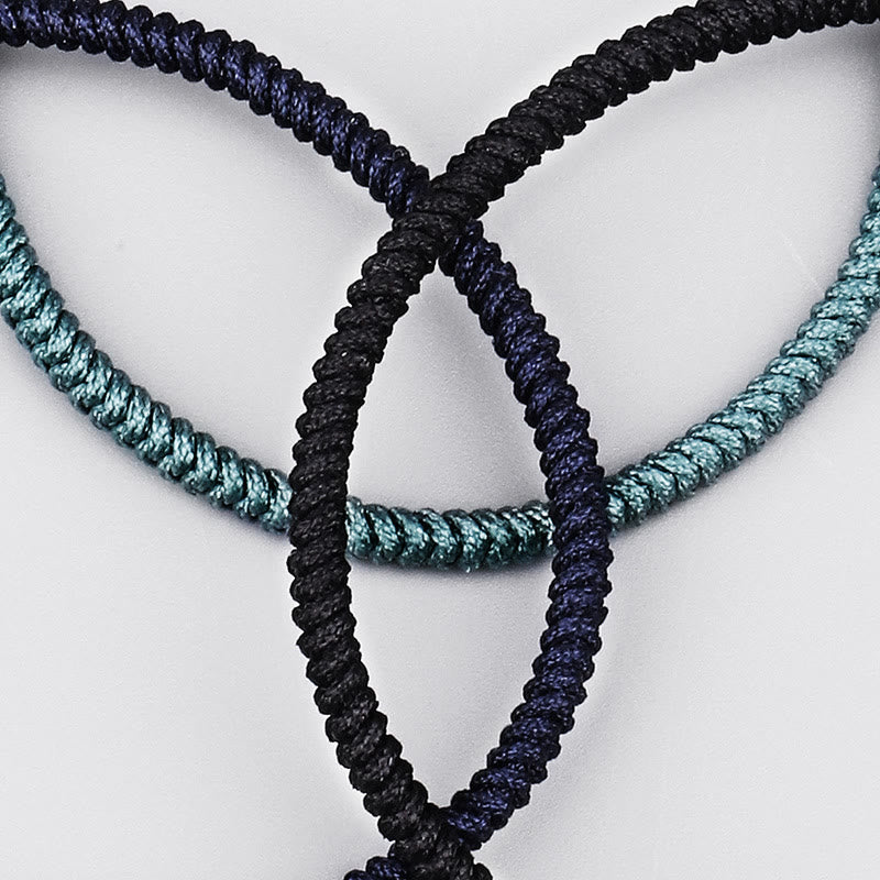 Wear FengShui Tibetan 3Pcs King Kong Knot Handcrafted Amulet Strength Bracelet