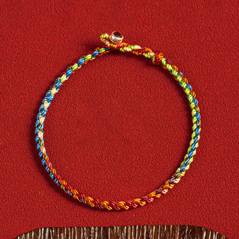 Wear FengShui "May you be blessed with peace and safety in all four seasons" Lucky Multicolored Bracelet