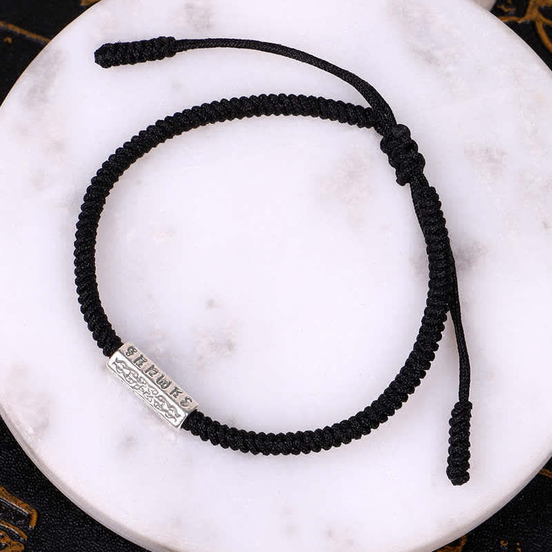 Wear FengShui Om Mani Padme Hum Luck Protection Red String Bracelet