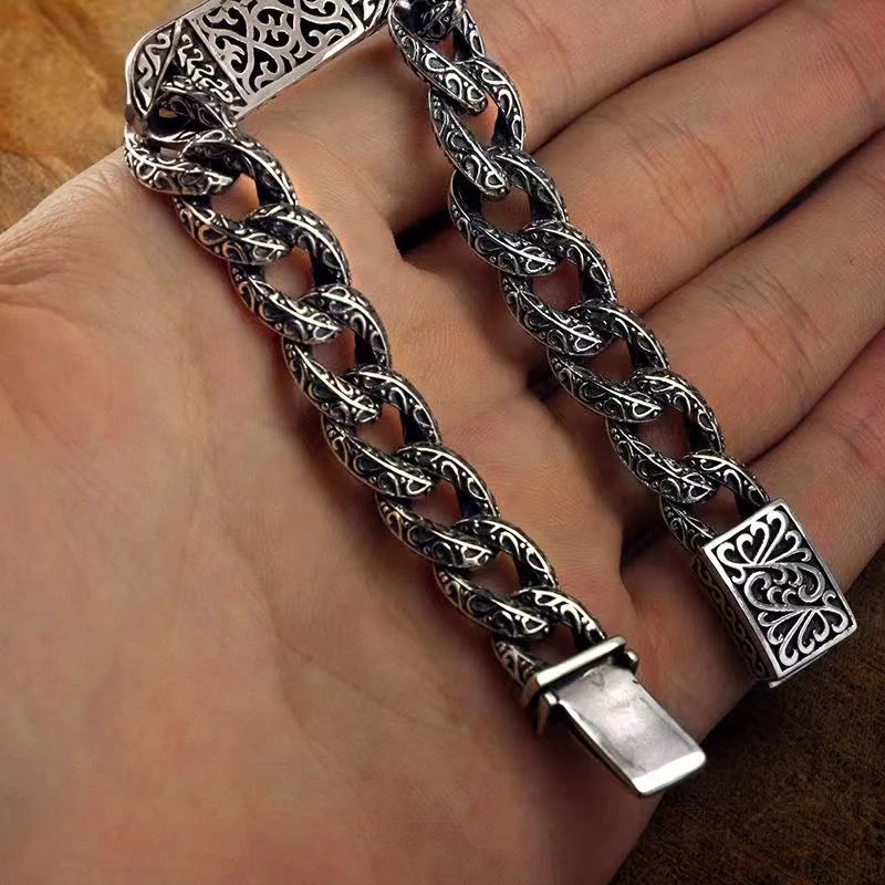 Wear FengShui Vintage Patterns Engraved Healing Bracelet