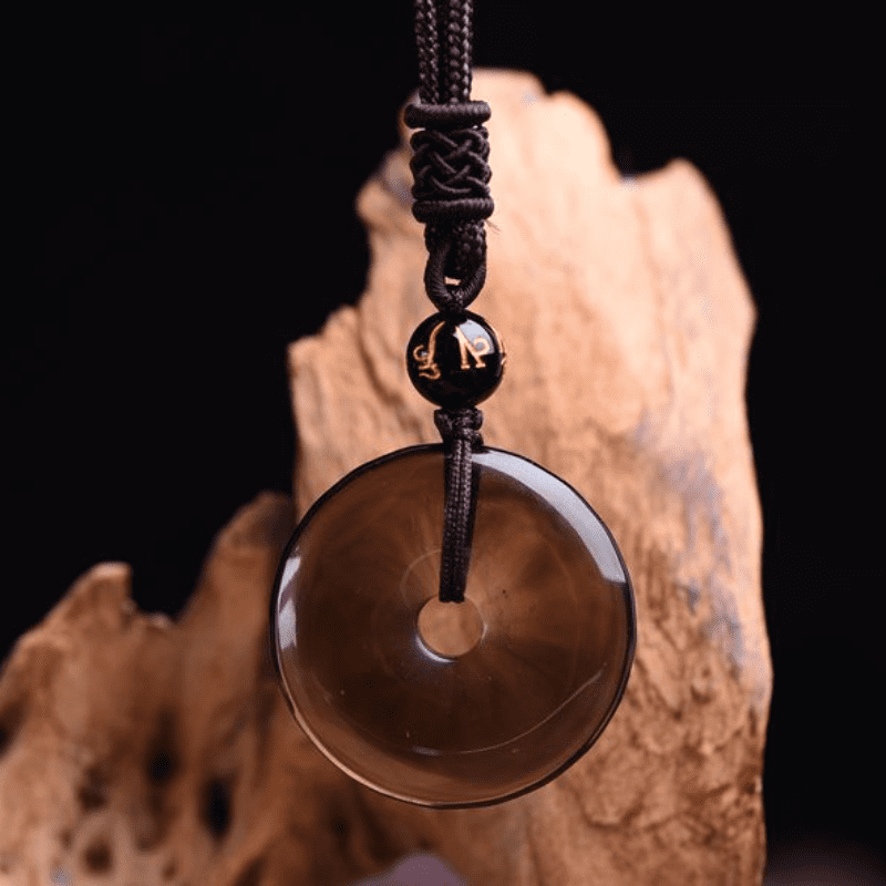 Wear FengShui Tibetan Obsidian Protection Necklace
