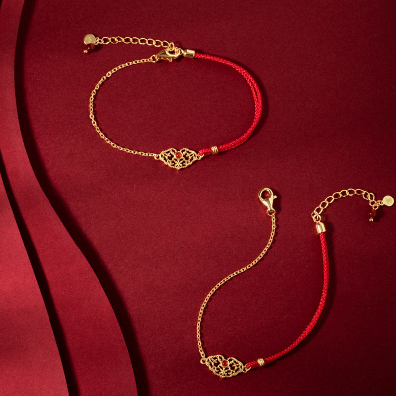 Wear FengShui Lock of Good Wishes Luck Strength Chain Bracelet