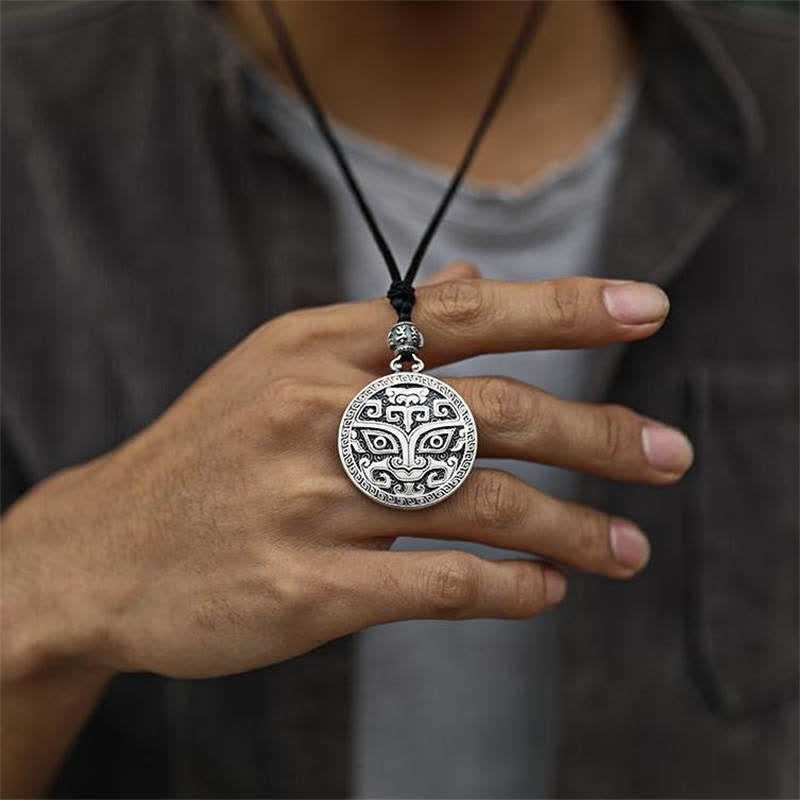 Wear FengShui Lucky FengShui Mythological Creature Taotie Wealth Necklace Pendant