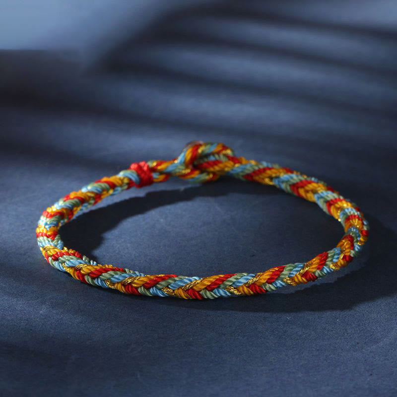Wear FengShui "May you be safe and sound all year round" Lucky Multicolored Bracelet