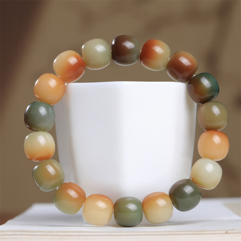 Wear FengShui Colorful Bodhi Seed Peace Wisdom Bracelet