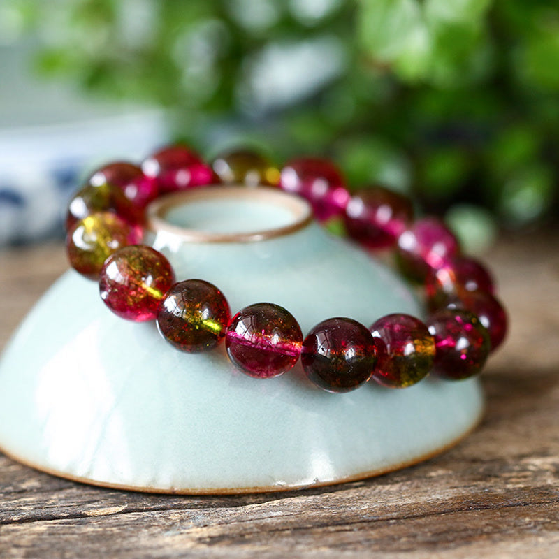 Wear FengShui Natural Tourmaline Love Wisdom Bracelet