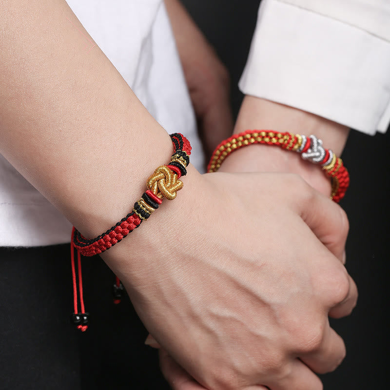 Wear FengShui Colorful Rope True Love Knot Luck Handmade Bracelet