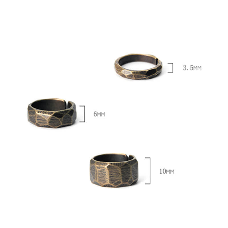 Wear FengShui Tibetan Simple Design Copper Wealth Ring