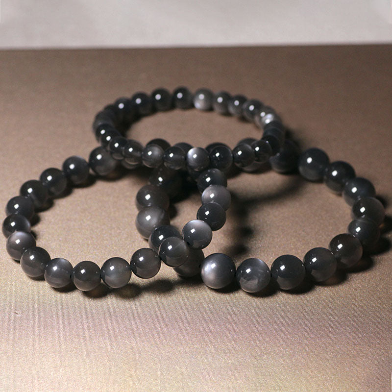 Wear FengShui Natural Moonstone Positive Love Beads Bracelet