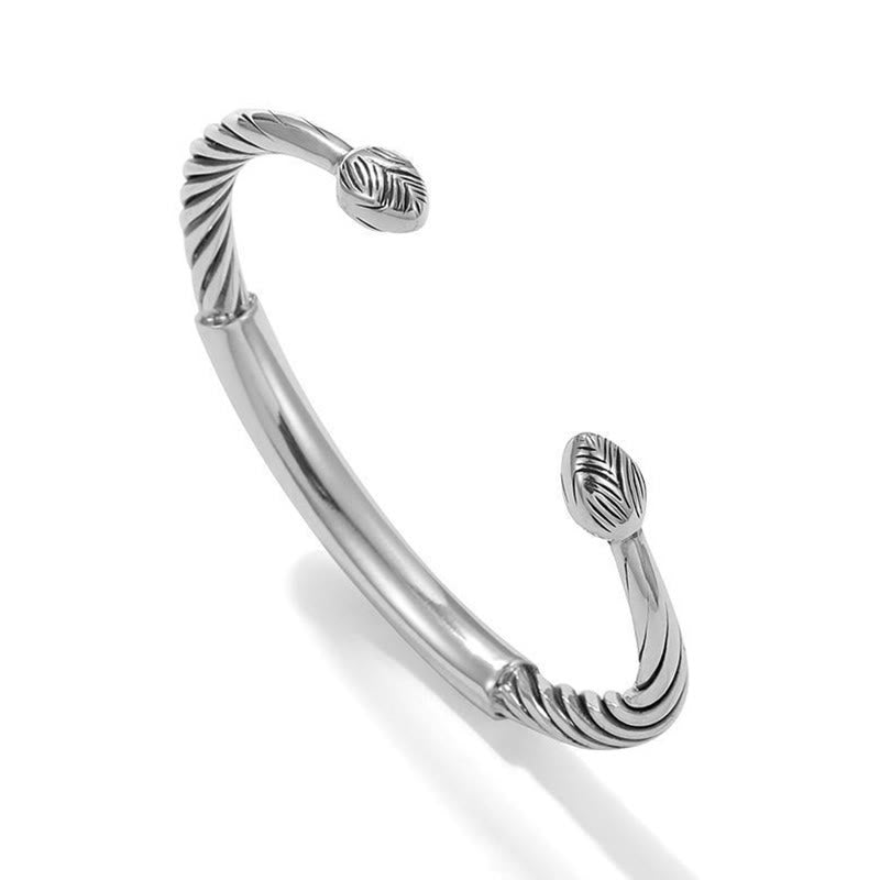 Wear FengShui Tibetan Om Mani Padme Hum Heart Sutra Purity Cuff Bracelet