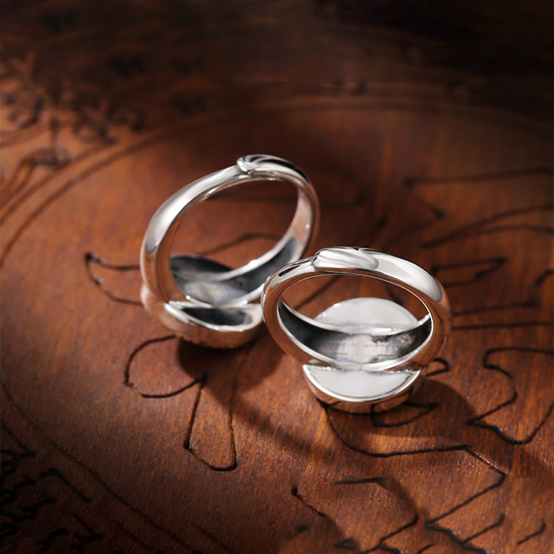 Wear FengShui Tibetan Om Mani Padme Hum Peace Rotatable Ring