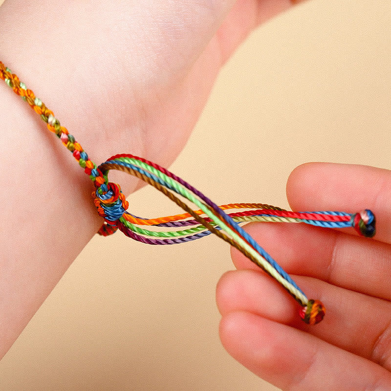 Wear FengShui "May all your wishes come true" Lucky Multicolored Bracelet