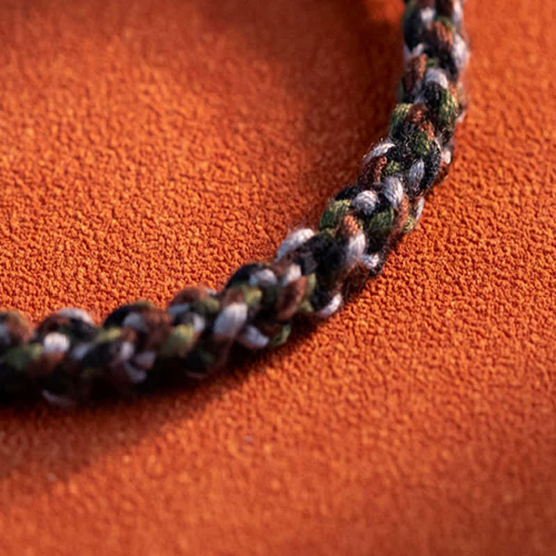 Wear FengShui 990 Sterling Silver Tibetan Handmade Amber Steelyard Weight Wish Protection Bracelet