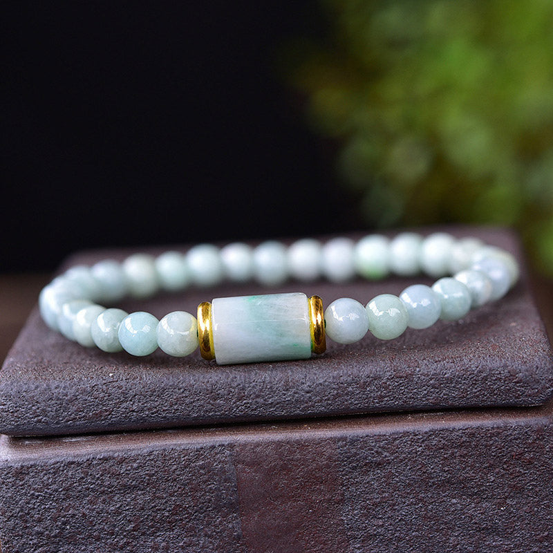 Wear FengShui Natural Jade Luck Prosperity Bracelet