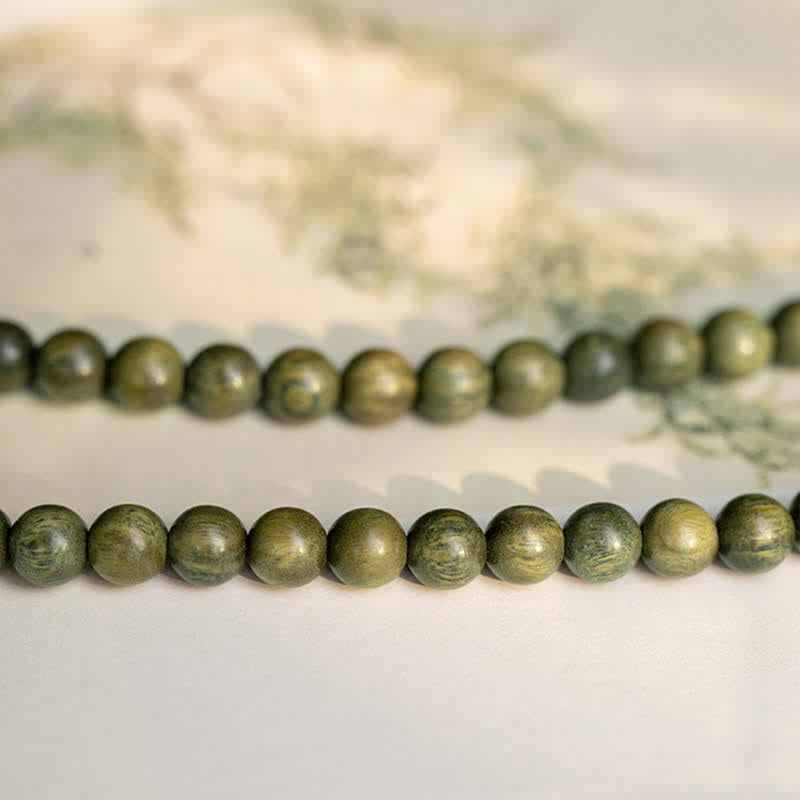Wear FengShui Green Sandalwood Positive Peace Bracelet