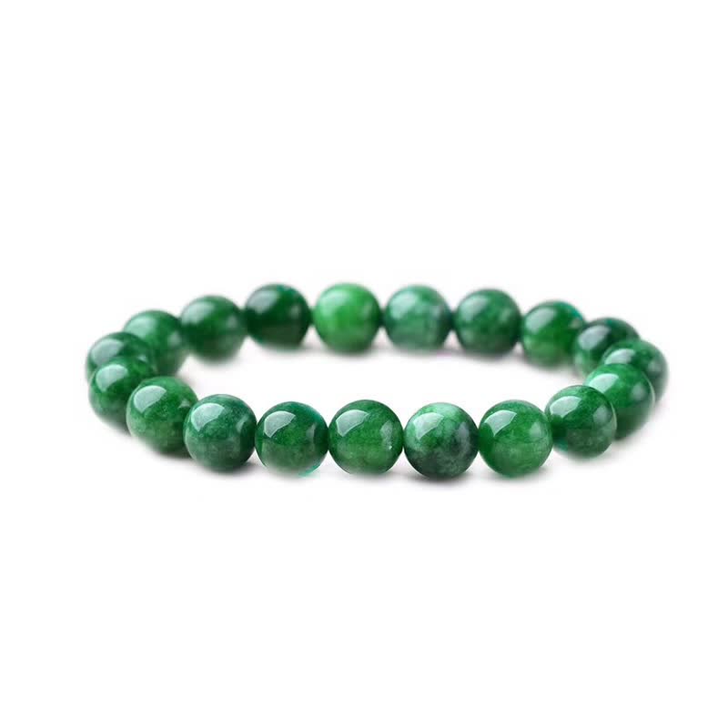 Wear FengShui Cyan Jade Bead Calm Harmony Bracelet