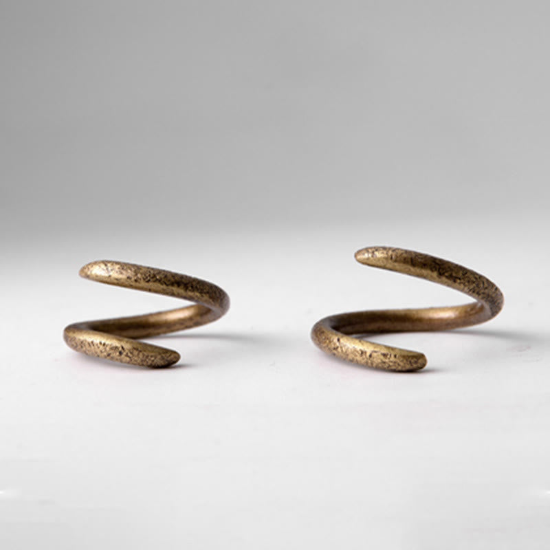 Wear FengShui Simple Design Copper Luck Adjustable Ring