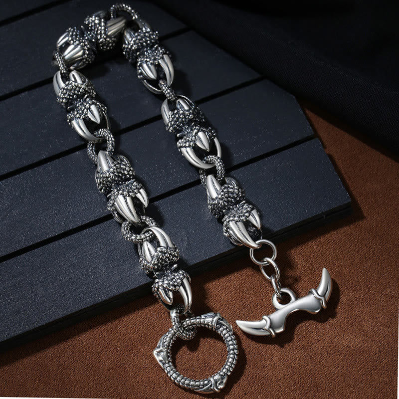 Wear FengShui Dragon Claw Engraved Strength Protection Bracelet