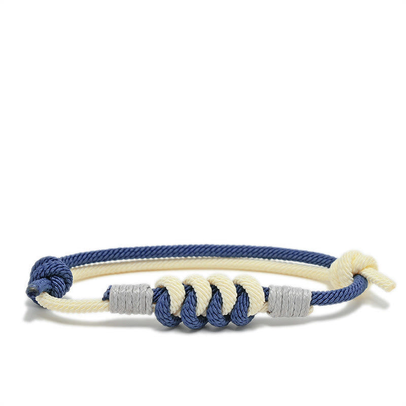 Wear FengShui Simple Design King Kong Knot Strength Braid String Bracelet