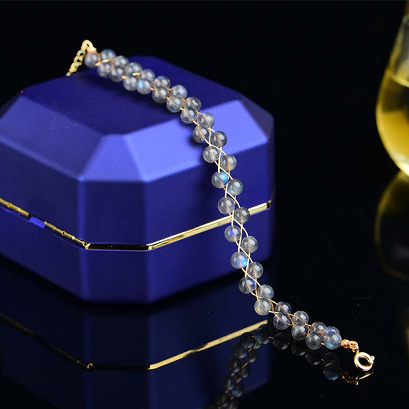 Wear FengShui Natural Moonstone Love Blessing Bracelet