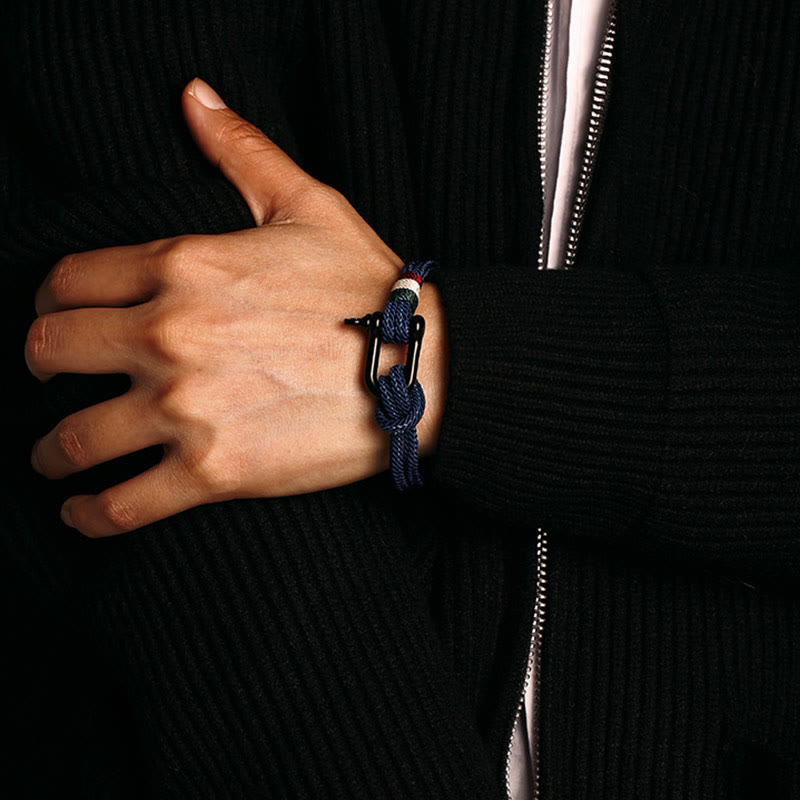 Wear FengShui Simple Design Luck Stainless Steel Buckle Bracelet