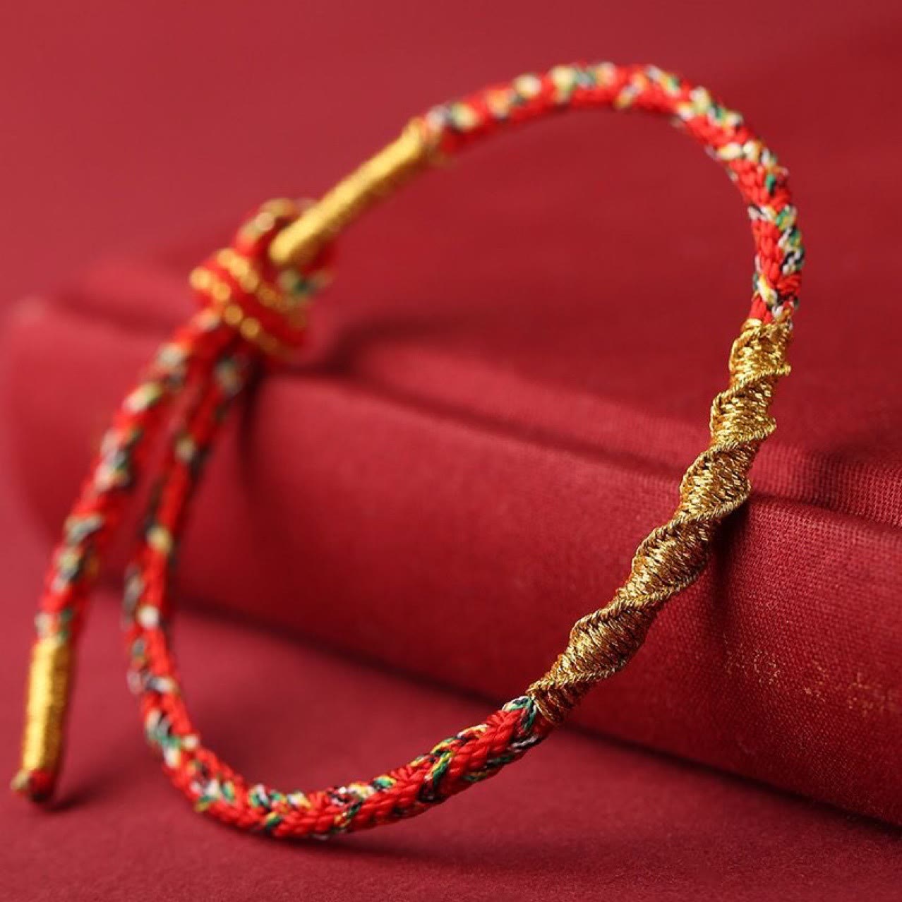 Wear FengShui Handmade Chinese Zodiac Natal Buddha Protection Strength Braided String Bracelet