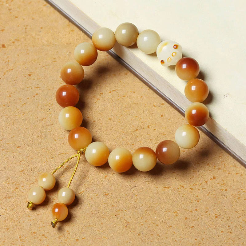 Wear FengShui Natural Bodhi Seed Lovely Paw Claw Peace Wisdom Bracelet