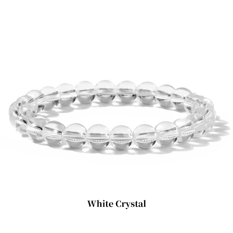 Wear FengShui Natural Stone Quartz Healing Beads Bracelet
