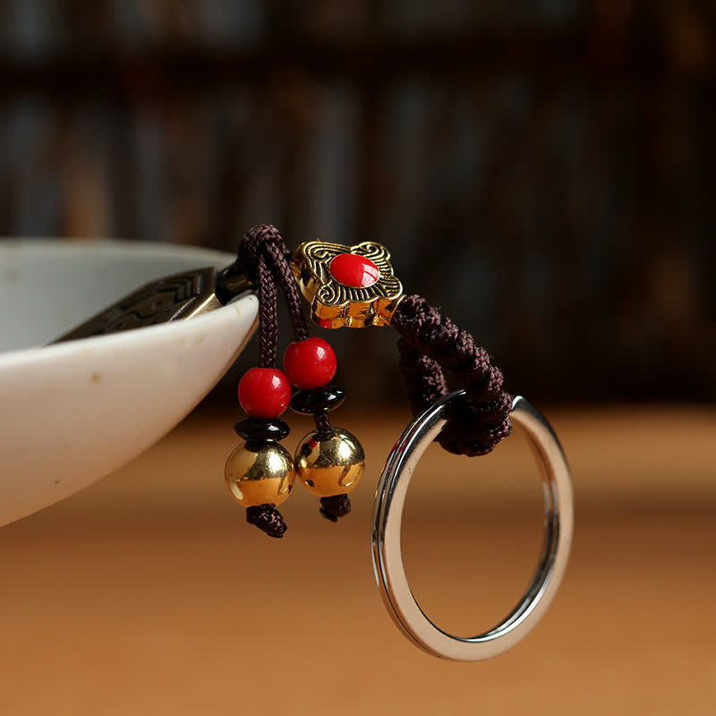 Wear FengShui Feng Shui Bagua Yin Yang Balance Peace Keychain