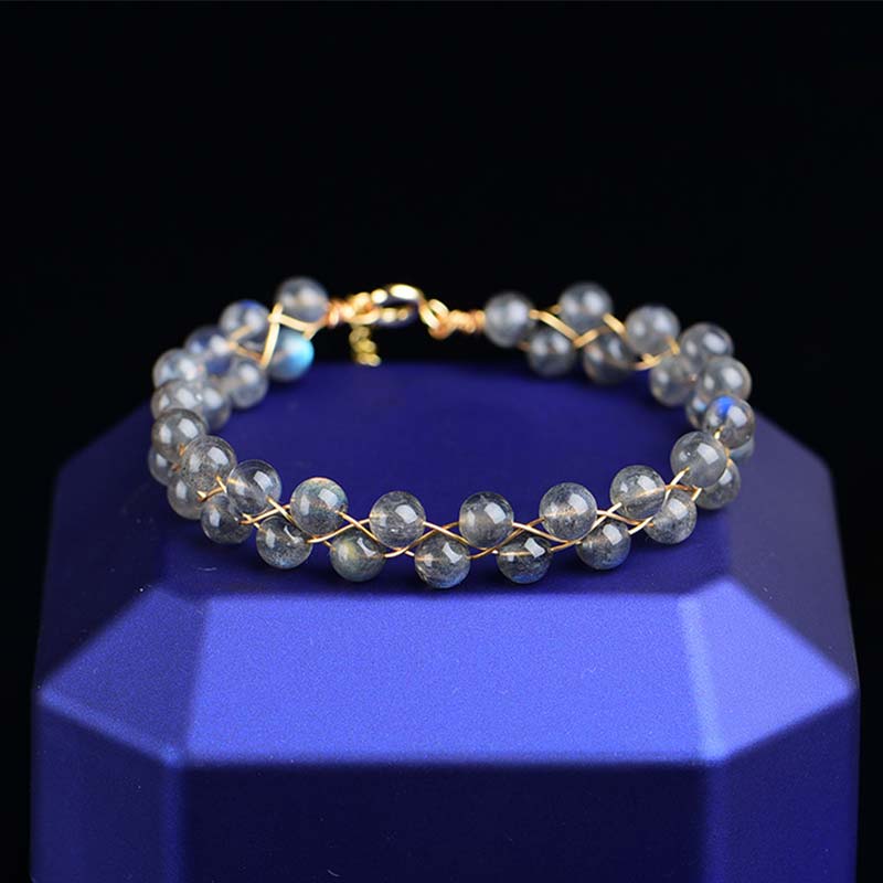 Wear FengShui Natural Moonstone Love Blessing Bracelet