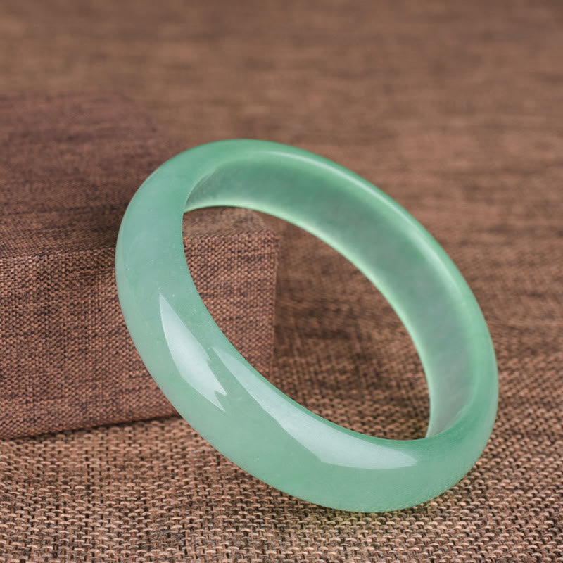 Wear FengShui Natural Jade Luck Healing Prosperity Bangle Bracelet
