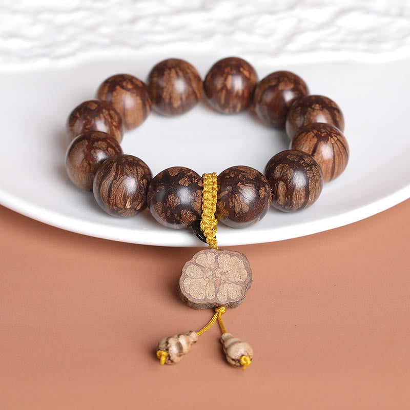 Wear FengShui Plum Blossom Wood Inner Peace Bracelet
