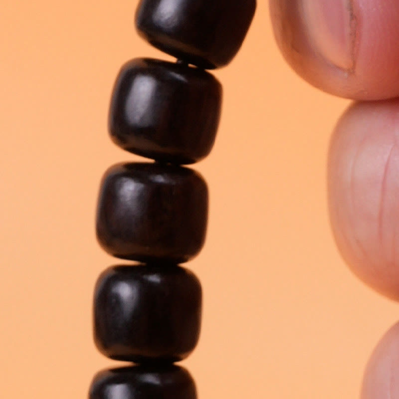 Wear FengShui Ebony Wood Rosewood Peace Balance Bracelet